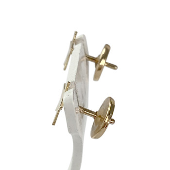 Second-hand earrings 750 yellow gold