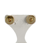 Boucles d'oreilles d'occasion or 750 jaune - vue 3