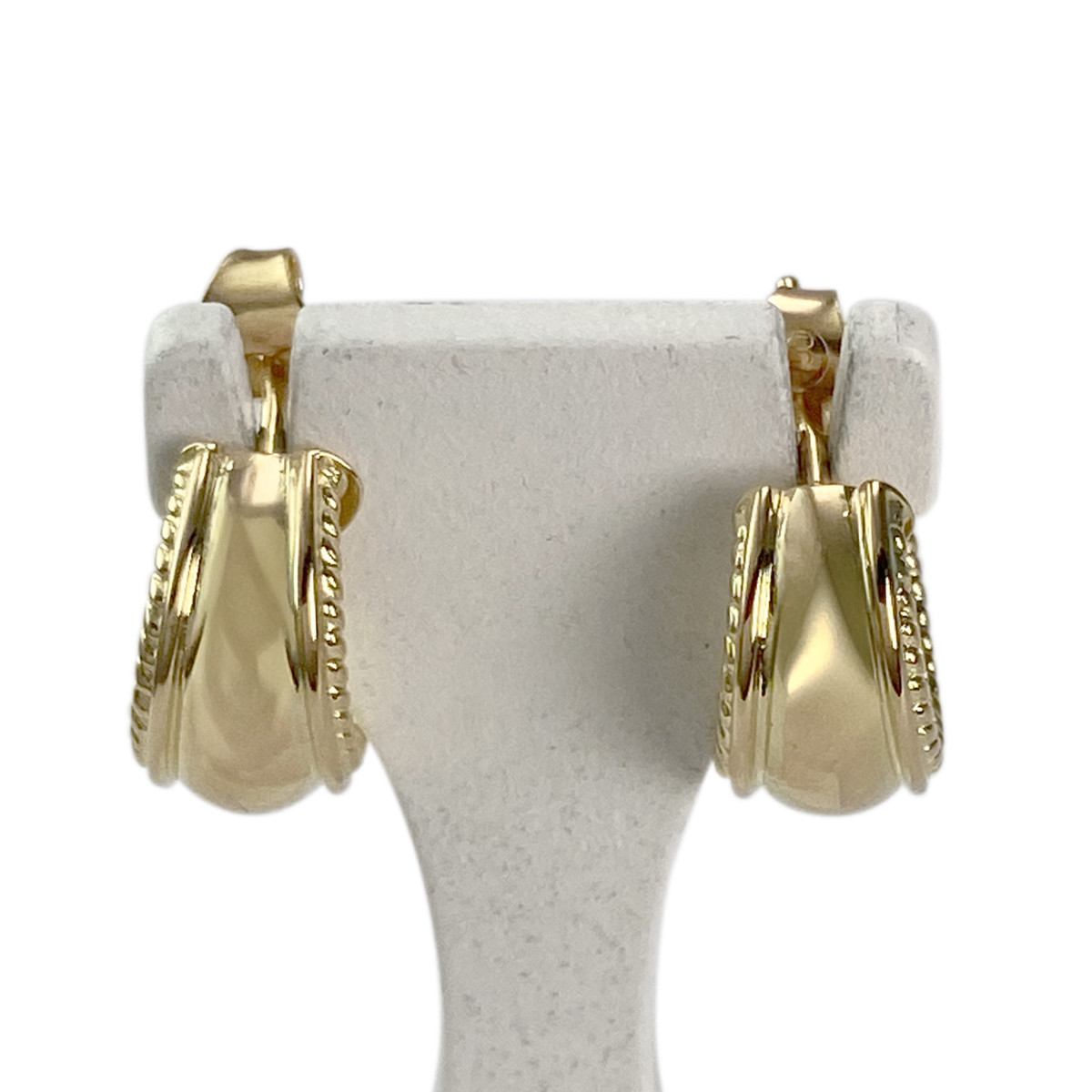 Boucles d'oreilles d'occasion or 750 jaune