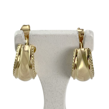 Second-hand earrings 750 yellow gold