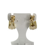 Boucles d'oreilles d'occasion or 750 jaune - vue 3