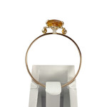 Bague d'occasion or 750 jaune corindon synthetique - vue 3