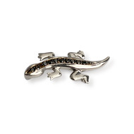 Pendentif d'occasion or 750 blanc diamant noirs