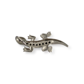 Pendentif d'occasion or 750 blanc diamant noirs