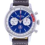 Montre d'occasion BREITLING Top Time homme mouvement automatique certifié (cosc) bracelet cuir d'origine - vue D1