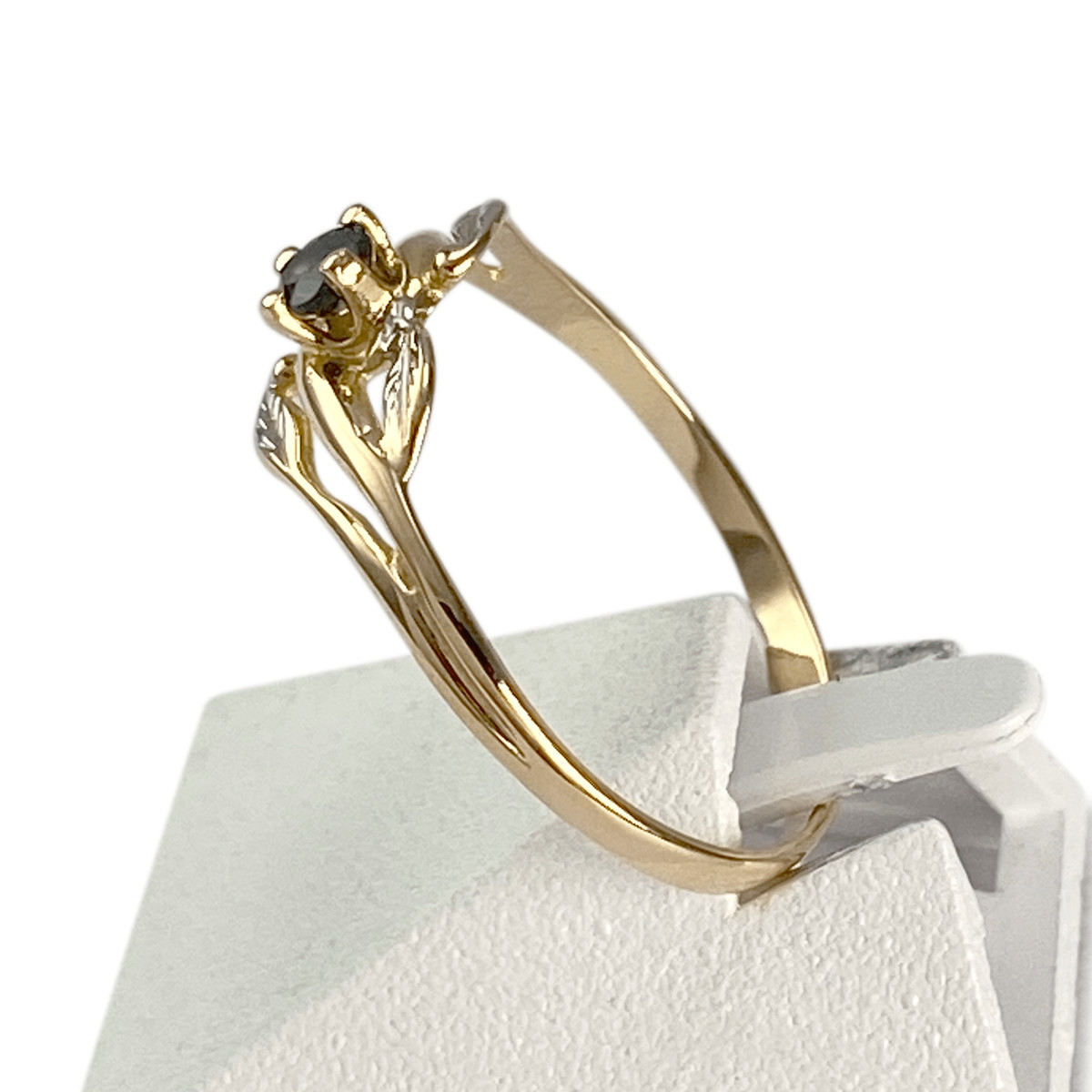 Bague d'occasion or 750 2 tons saphir - vue 2