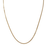 Chaîne d'occasion or 750 jaune maille forcat 53.5 cm - vue 1
