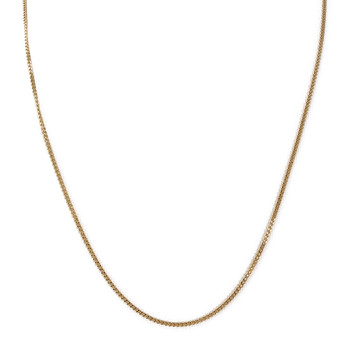 Second-hand chain 750 yellow gold forcat link