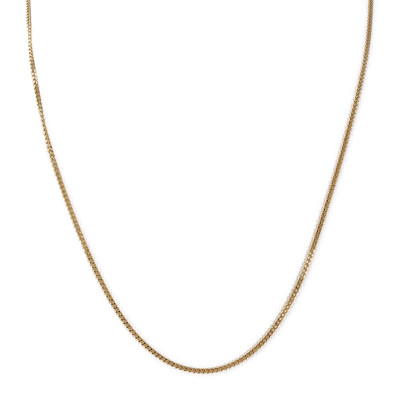 Chaîne d'occasion or 750 jaune maille forcat 53.5 cm