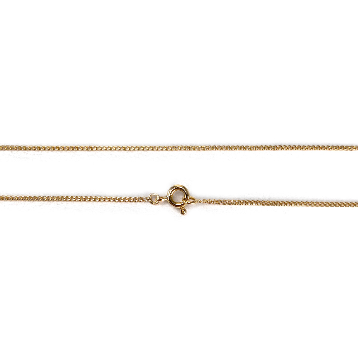 Chaîne d'occasion or 750 jaune maille forcat 53.5 cm - vue 3