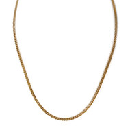 Chaîne d'occasion or 750 jaune maille gourmette