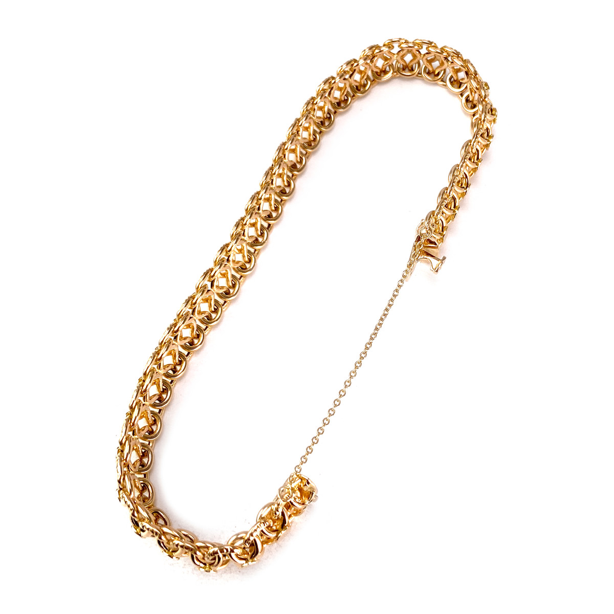 Tweedehands armband in 750 geel goud - bekijk 2