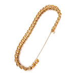 Bracelet d'occasion or 750 jaune maille fantaisie - vue 2