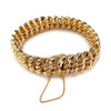 Second hand bracelet gold 750 yellow american mesh - vue V2