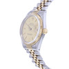 Montre d'occasion ROLEX DateJust homme mouvement automatique certifié (cosc) bracelet or jaune 750/000 et acier - vue VD2