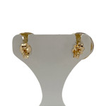 Boucles d'oreilles d'occasion  or 750 2 tons emeraudes - vue 3