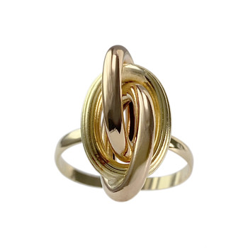 Tweedehands 750 geelgouden ring