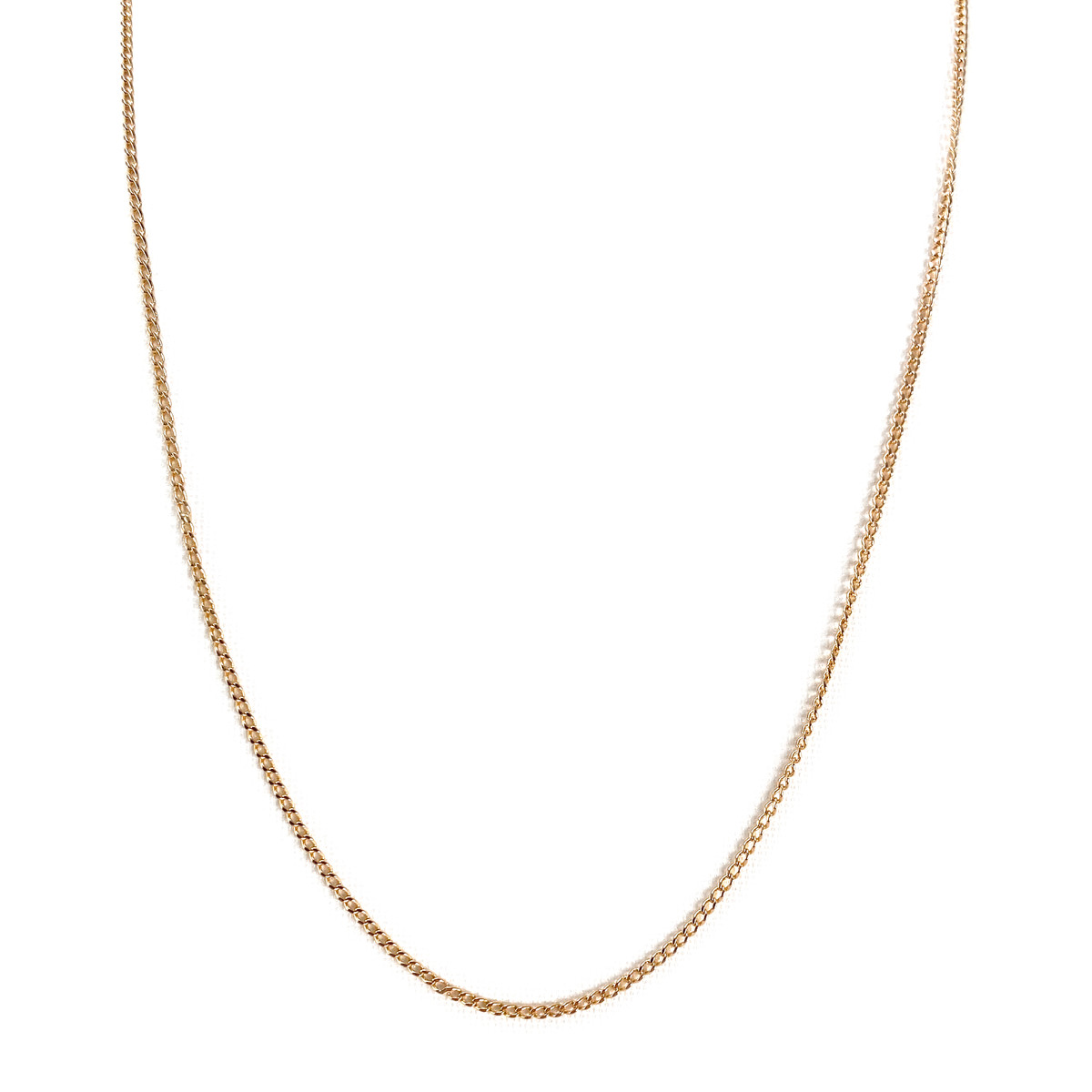 Chaîne d'occasion or 750 jaune maille gourmette