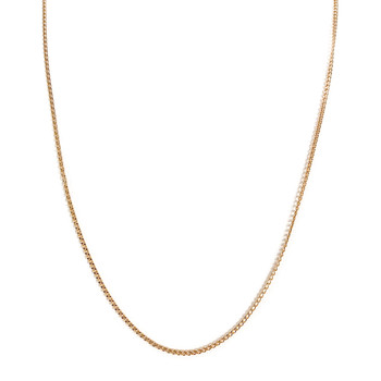 Secondhand gold chain 750 yellow chainmail 54.5 cm