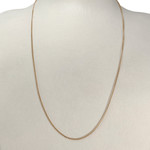 Secondhand gold chain 750 yellow gourmette mesh 54.5 cm - view 2