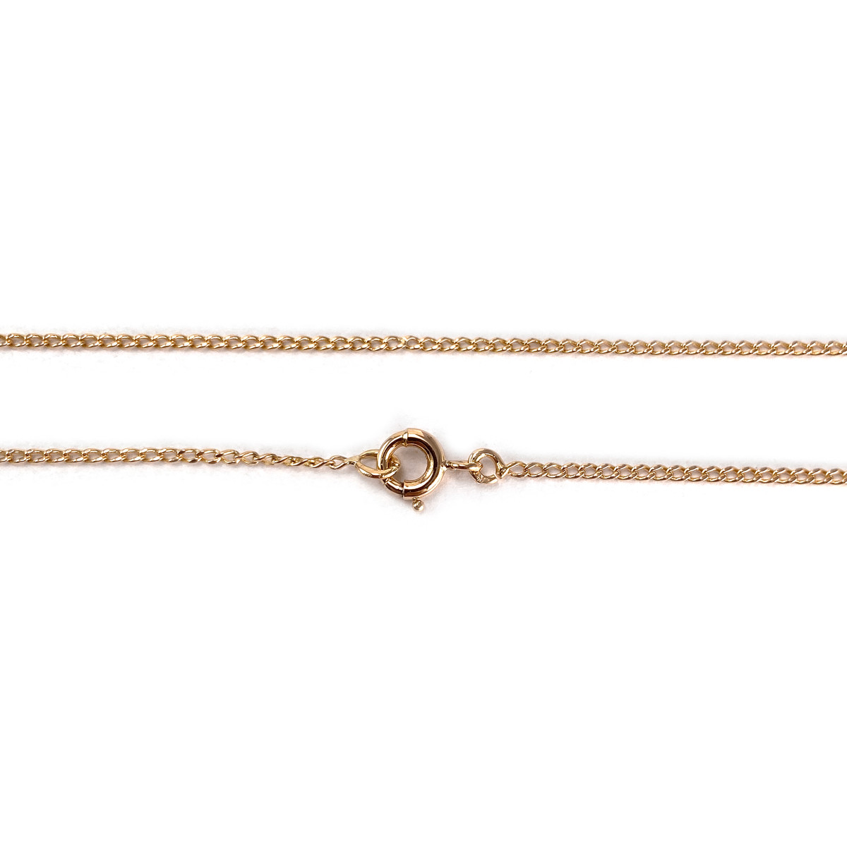 Secondhand gold chain 750 yellow gourmette mesh 54.5 cm - view 3