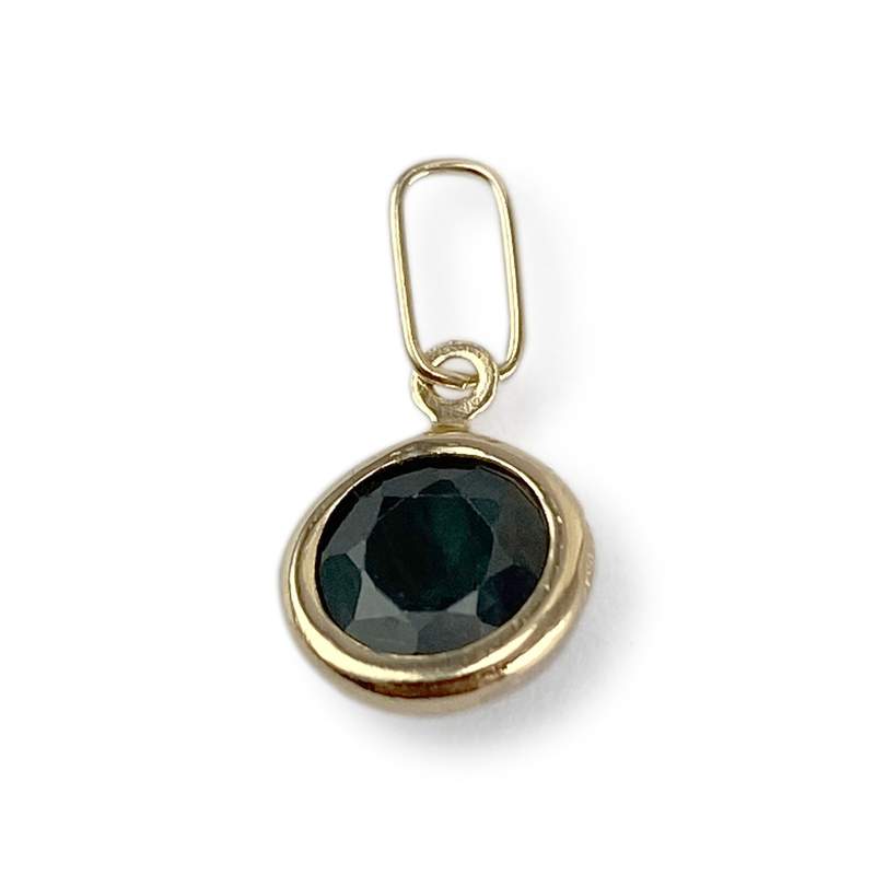 Pendentif d'occasion or 750 jaune saphir - vue 2