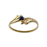 Bague d'occasion or 750 jaune saphir - vue 1