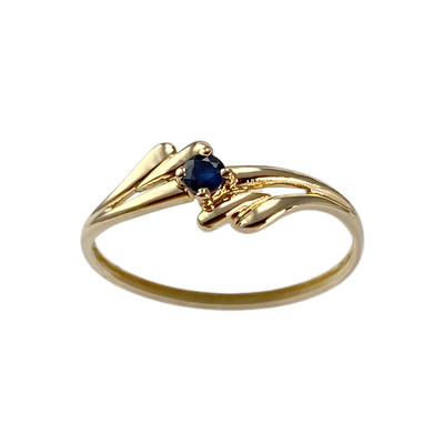 Bague d'occasion or 750 jaune saphir - vue 1