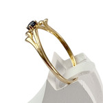 Bague d'occasion or 750 jaune saphir - vue 2