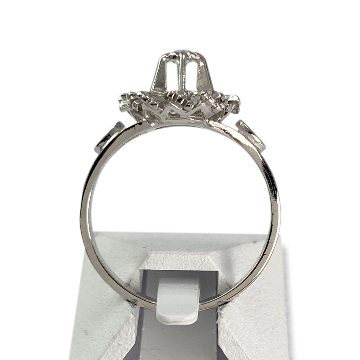 Bague d'occasion or 750 blanc diamant - vue 3