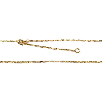 Tweedehands ketting van 750 geelgoud met maritieme schakels, 40,5 cm
