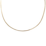 Chaîne d'occasion or 750 jaune maille forcat - vue 1