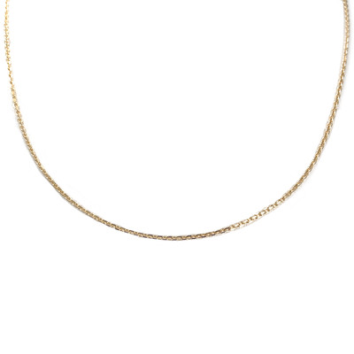 Chaîne d'occasion or 750 jaune maille forcat - vue 1