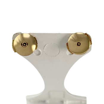 Boucles d'oreilles d'occasion or 750 jaune diamantS