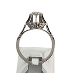 Bague d'occasion or 750 blanc diamant - vue 3