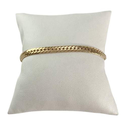 Bracelet d'occasion or 750 jaune maille anglaise