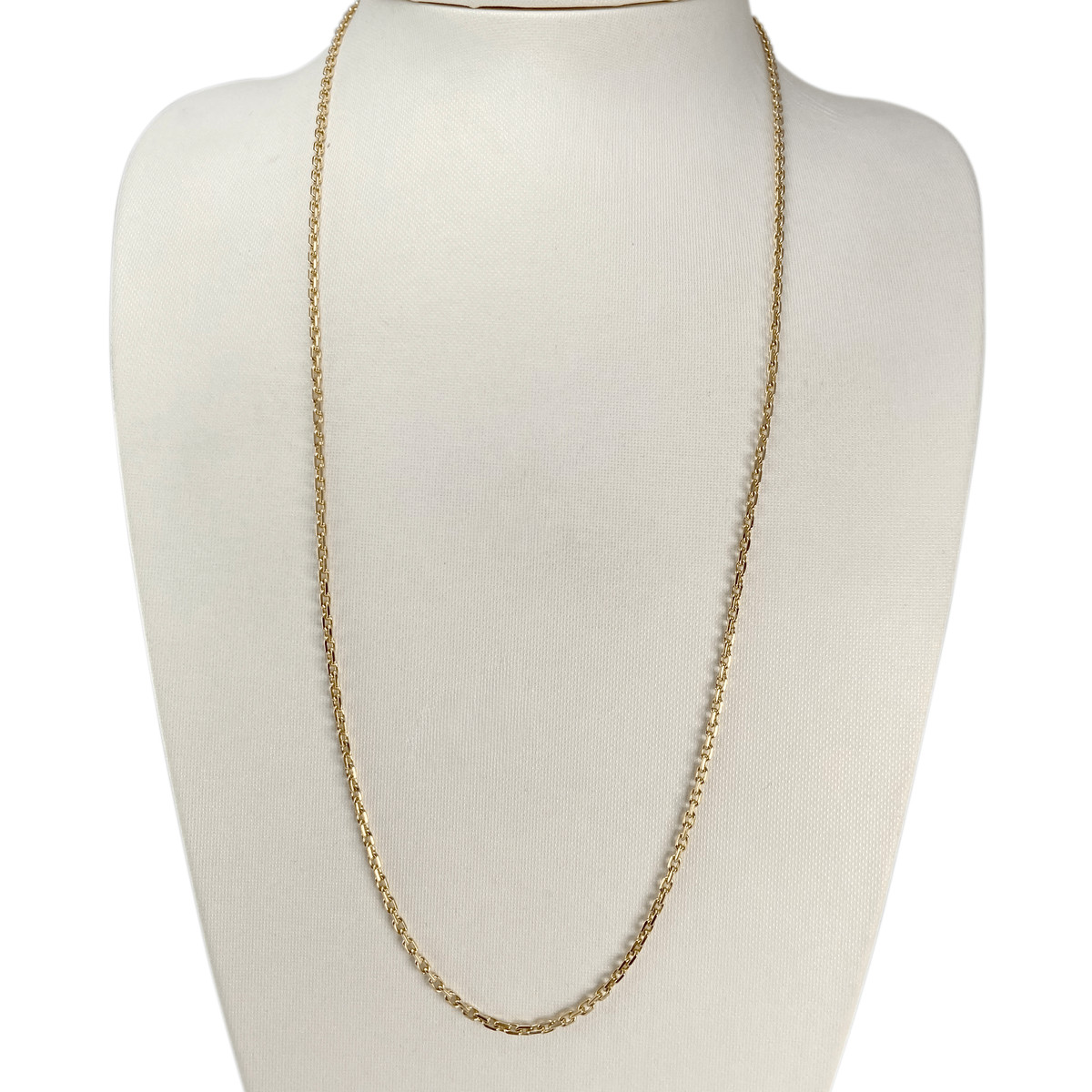 Tweedehands gouden ketting 750 geel gaas forcat - bekijk 2