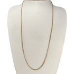 Chaîne d'occasion or 750 jaune maille forcat - vue 2