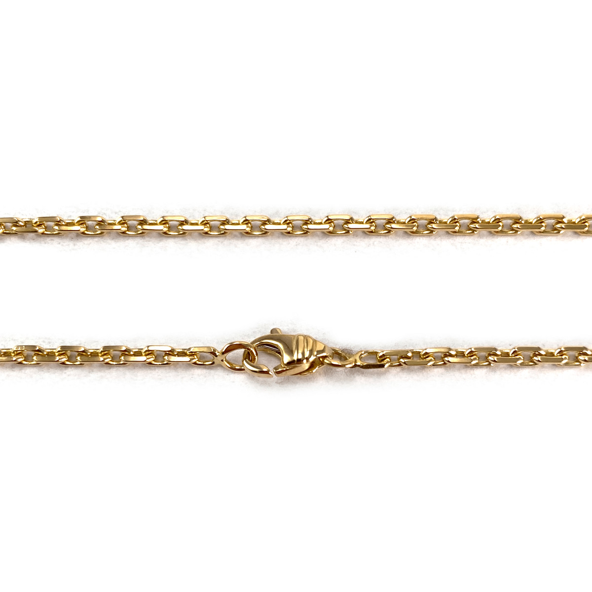 Chaîne d'occasion or 750 jaune maille forcat 63 cm - vue 3