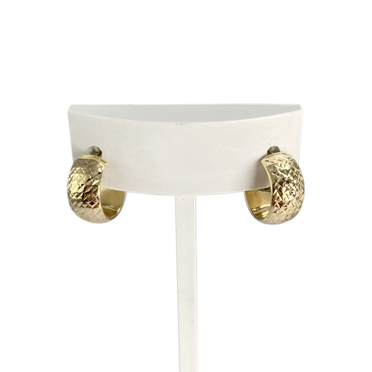 Boucles d'oreilles d'occasion or 750 jaune