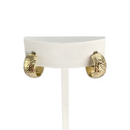 Second-hand earrings 750 yellow gold