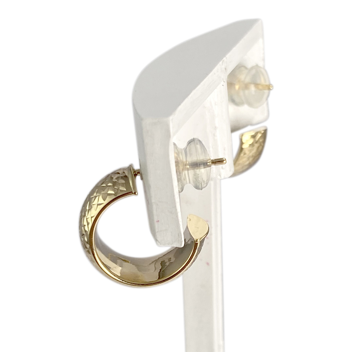 Boucles d'oreilles d'occasion or 750 jaune - vue 2