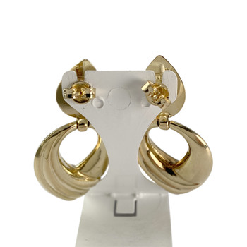 Second-hand earrings 750 yellow gold