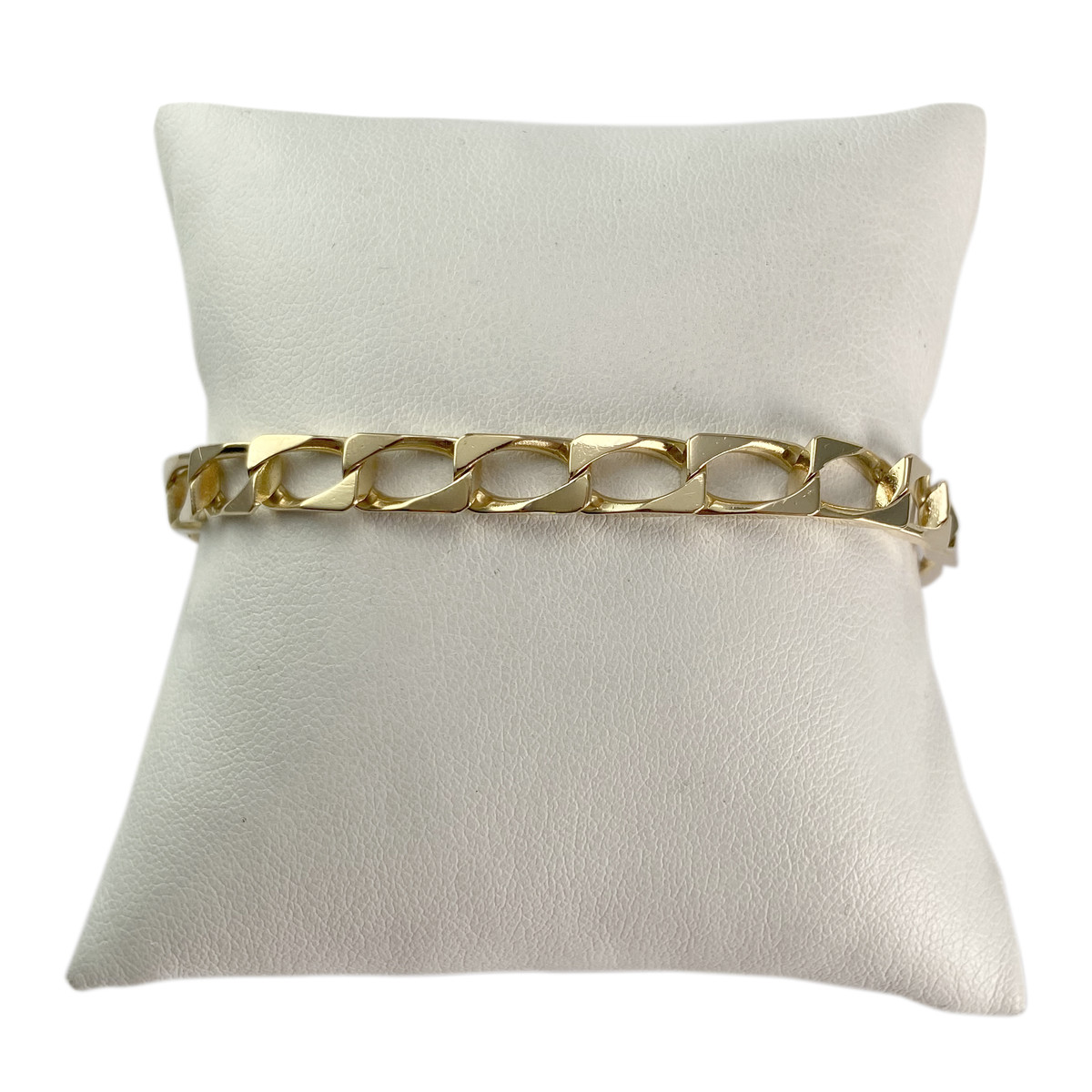Bracelet d'occasion or 750 jaune maille cheval