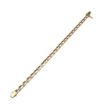 Bracelet d'occasion or 750 jaune maille cheval - vue 2