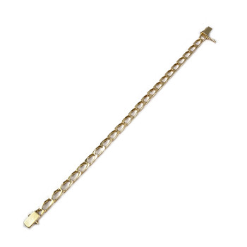 Bracelet d'occasion or 750 jaune maille cheval