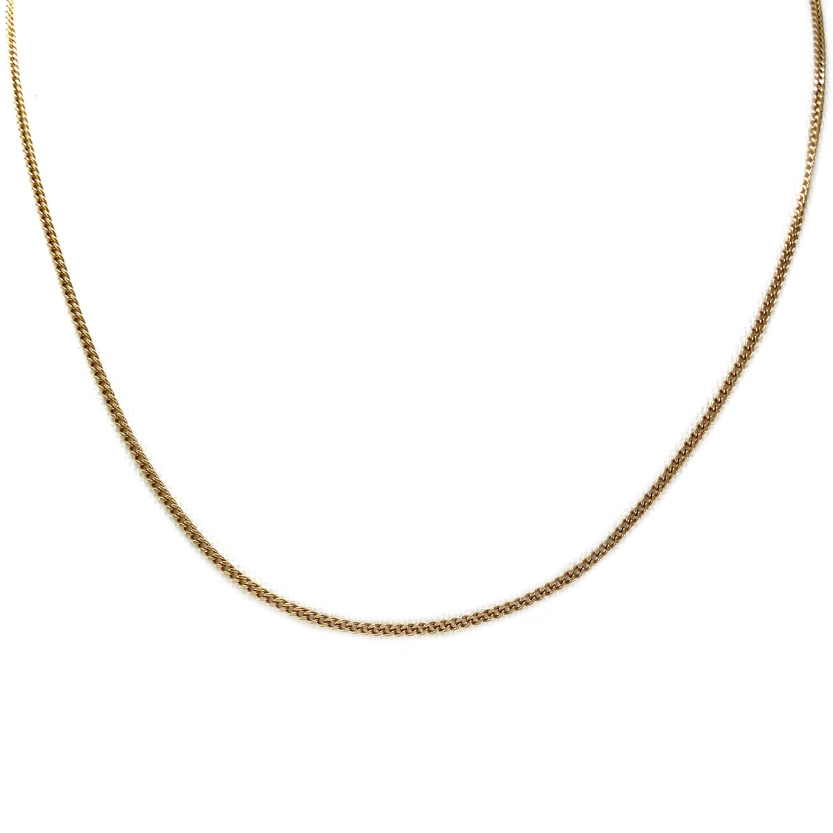 Tweedehands 750 geelgouden krulketting