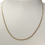 Chaîne d'occasion or 750 jaune maille gourmette - vue 2