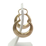 Créoles d'occasion or 750 jaune - vue 2