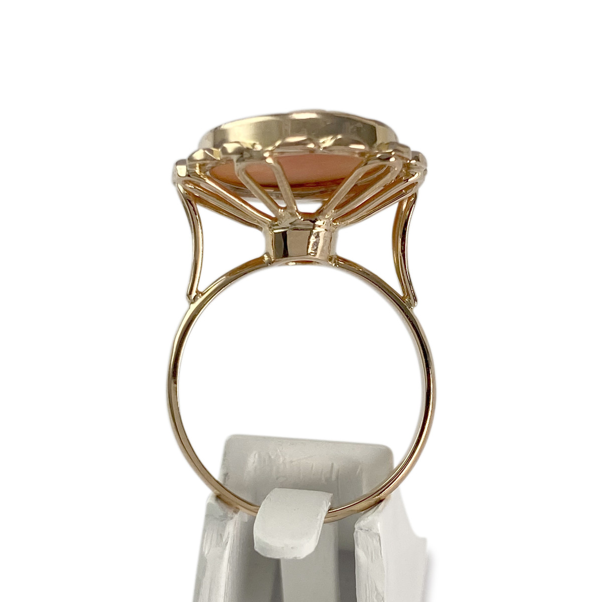 Bague d'occasion or 750 jaune camee - vue 3